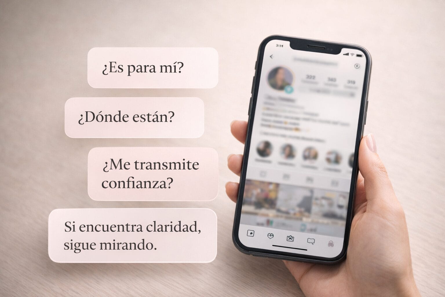 bio instagram negocios damore.es